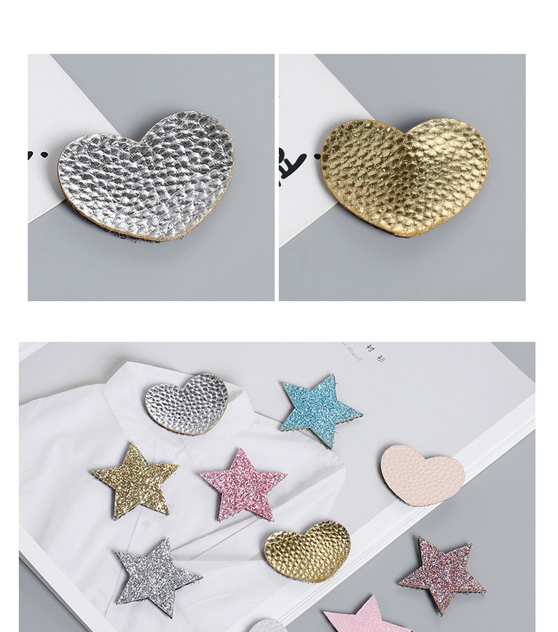 Lovely Gold Color Star Shape Design Pure Color Child Hair Sticky(1pc),Kids Accessories