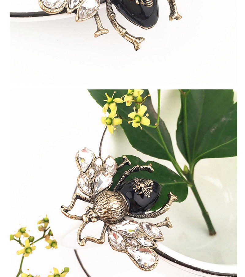 Vintage Antique Gold Insect Shape Design Pure Color Brooch,Korean Brooches