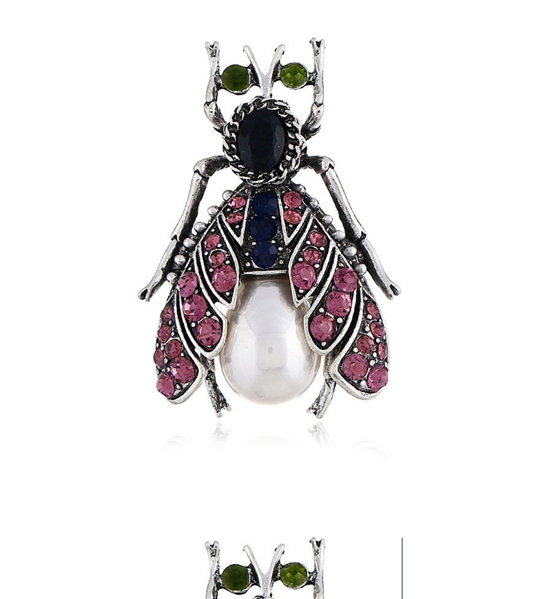 Exaggerated Multi-color Insect Shape Design Color Matching Brooch,Korean Brooches
