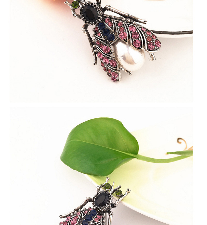 Exaggerated Multi-color Insect Shape Design Color Matching Brooch,Korean Brooches