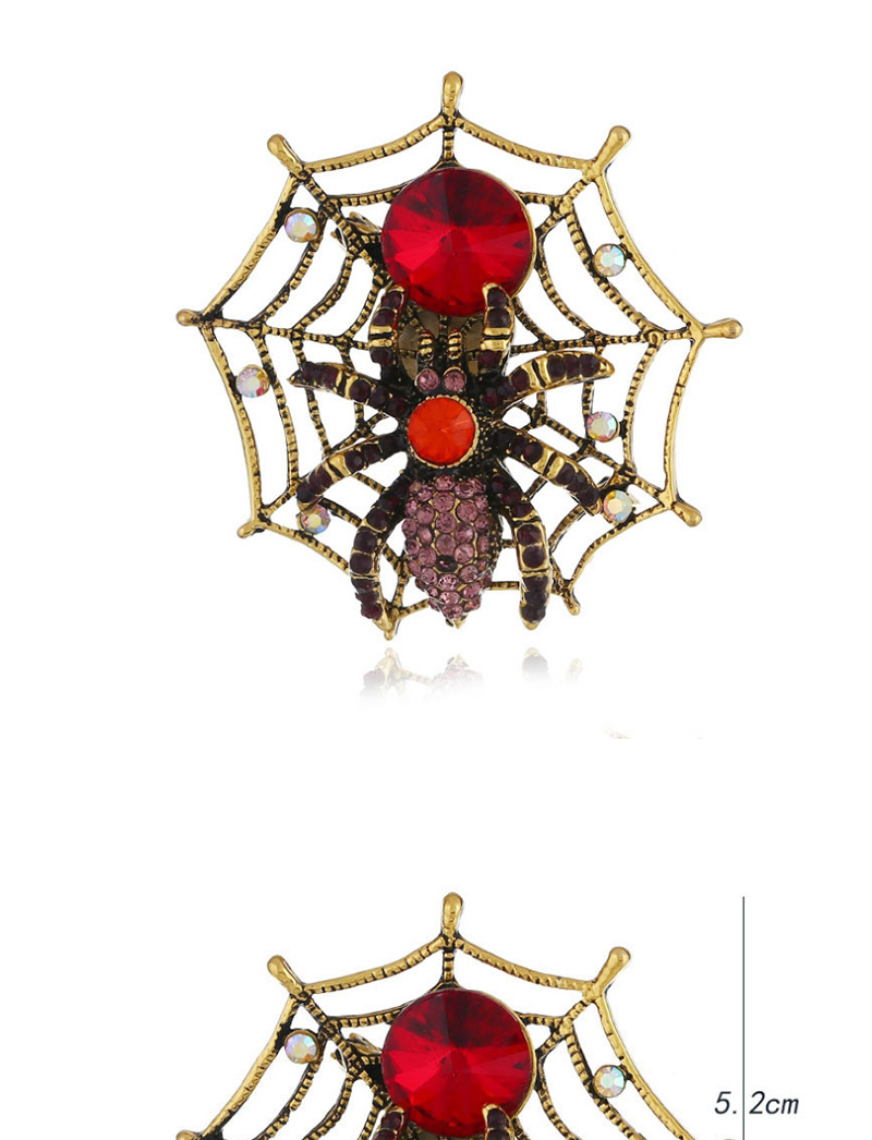 Exaggerated Gold Color Spider Shape Decorated Simple Brooch,Korean Brooches
