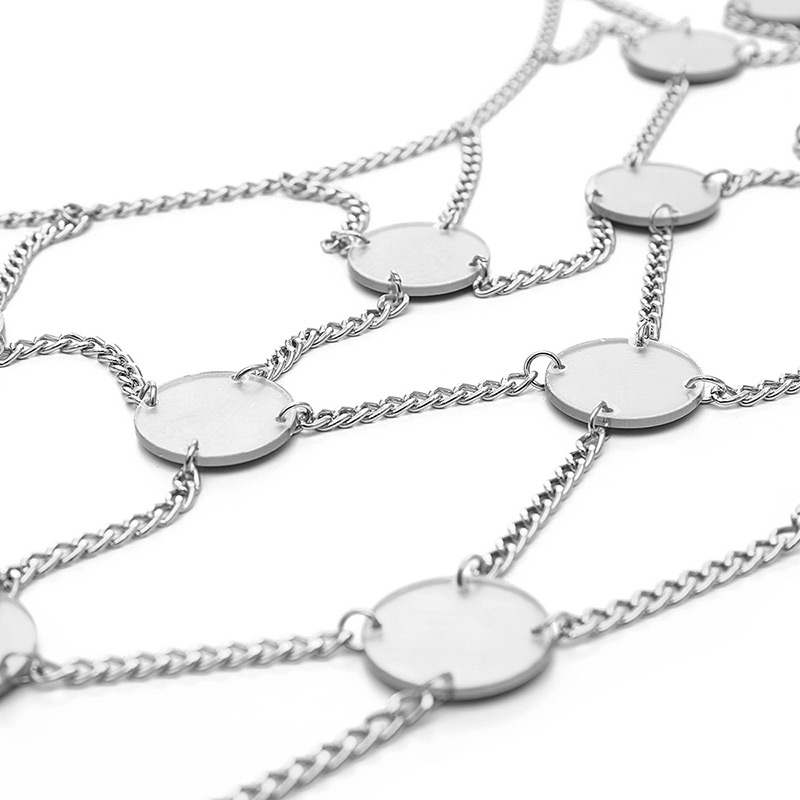 Fashion Silver Color Hollow Out Design Pure Color Body Chain,Body Piercing Jewelry