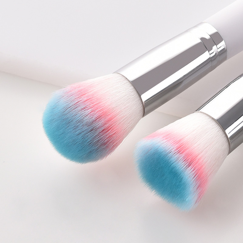 Fashion White Round Shape Decorated Makeup Brush(5pcs),Beauty tools