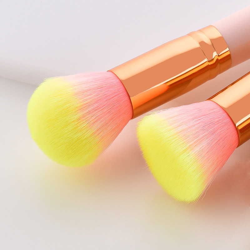 Fashion Pink Round Shape Decorated Makeup Brush(5pcs),Beauty tools