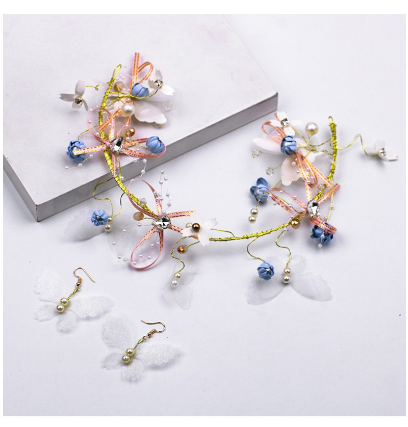 Fashion Multi-color Flower Shape Decorated Hair Accessories,Jewelry Sets