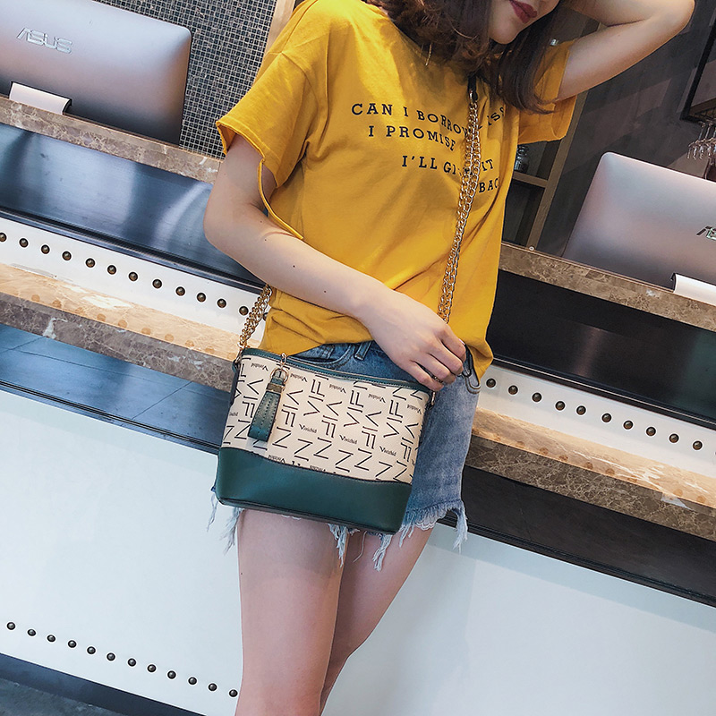 Fashion Yellow Color-matching Decorated Bag,Shoulder bags