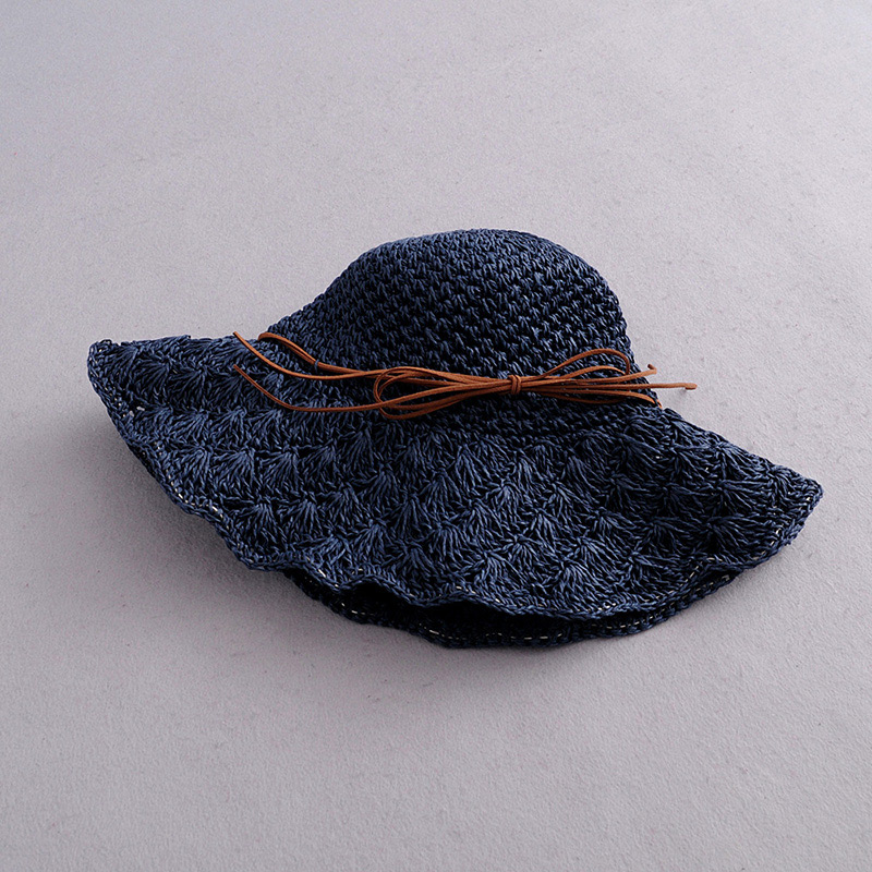 Fashion Beige Hollow Out Design Pure Color Hat,Sun Hats