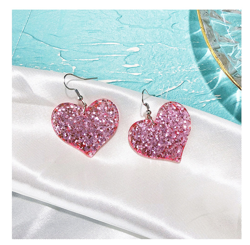 Fashion Pink Star Shape Decorated Earrings,Drop Earrings