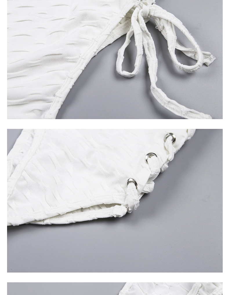 Fashion White Suspender Design Pure Color Jumpsuit,Pants