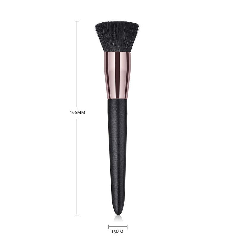 Fashion Black Flat Shape Decorated Makeup Brush,Beauty tools