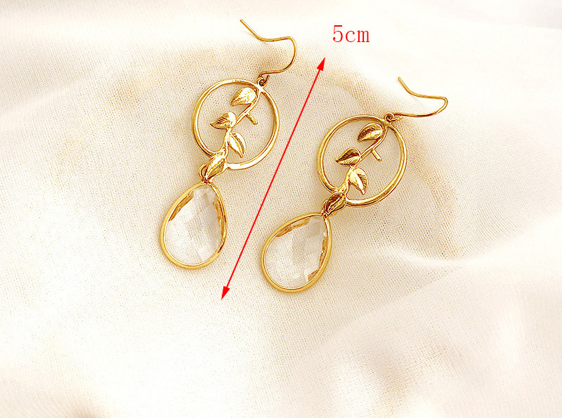 Fashion Gold Color Round Shape Decorated Earrings,Drop Earrings