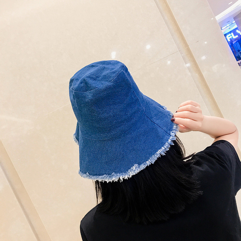 Fashion Light Blue Pure Color Decorated Hat,Sun Hats