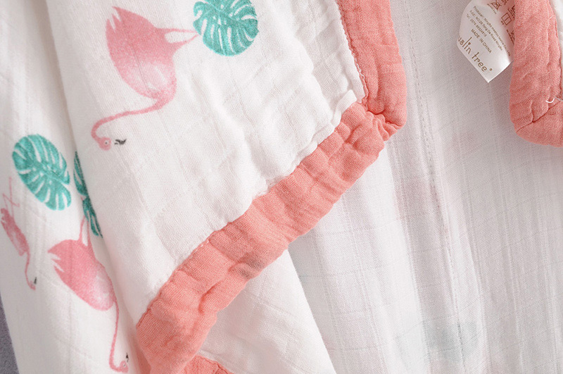 Fashion Pink Flamingos Pattern Decorated Blanket,Kids Clothing