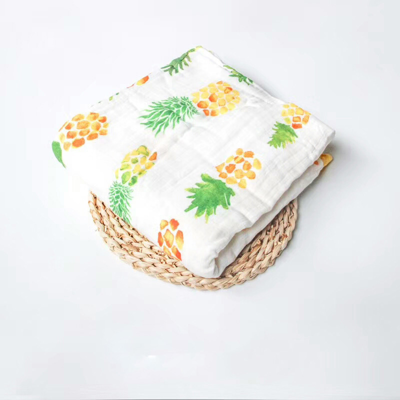 Fashion Green Flower Pattern Decorated Blanket,Kids Clothing