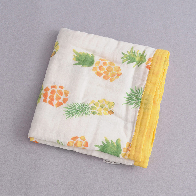 Fashion Yellow Pineapple Pattern Decorated Blanket,Kids Clothing