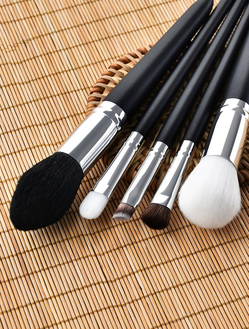 Fashion Black Round Shape Decorated Makeup Brush (11 Pcs ),Beauty tools