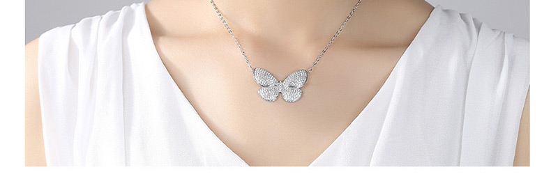 Fashion Gold Color Butterfly Shape Decorated Necklace,Necklaces