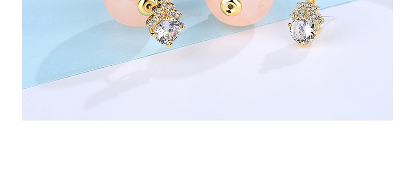 Fashion Orange Ball Shape Decorated Earrings,Earrings
