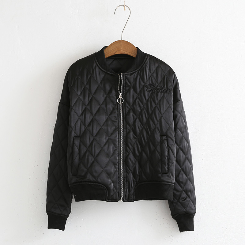 Fashion Black Pure Color Decorated Coat,Coat-Jacket