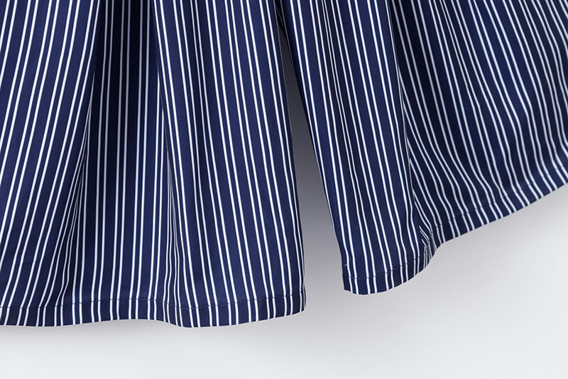 Fashion Navy Stripe Pattern Decorated Jumpsuit,Pants