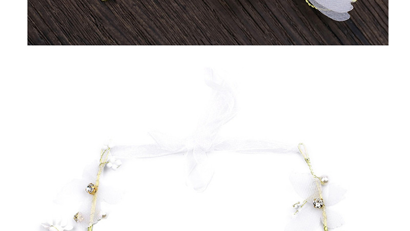 Fashion White Butterfly&flower Shape Decorated Hair Accessories,Hair Ribbons