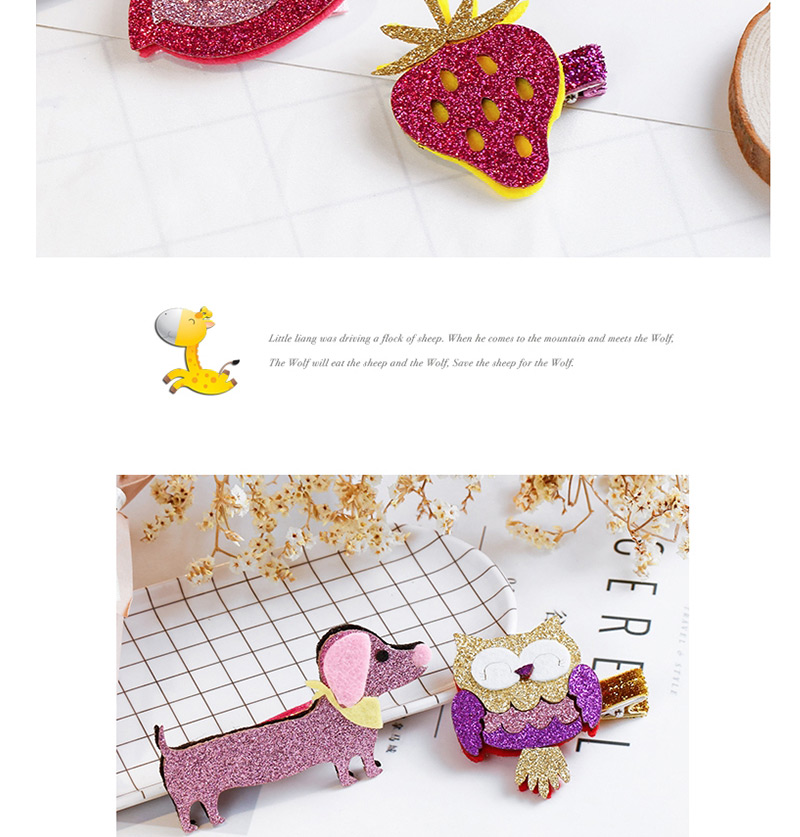 Fashion Multi-color Cherry Shape Decorated Hair Clip,Kids Accessories