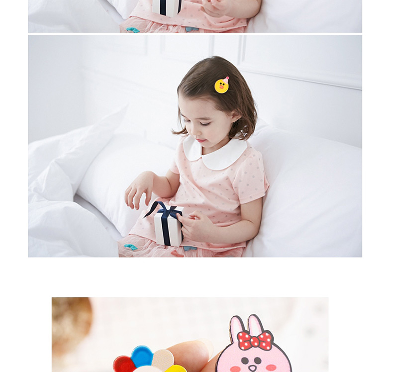 Fashion Multi-color Bear Shape Decorated Hair Sticky (3 Pcs),Kids Accessories