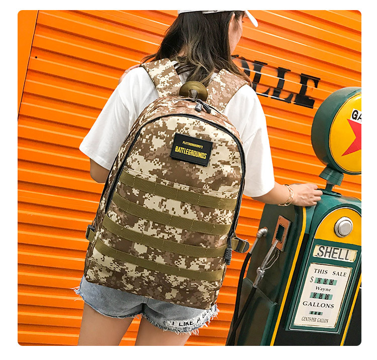 Fashion Olive+green Camouflage Pattern Decorated Backpack,Backpack