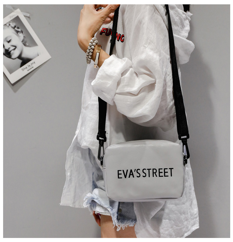 Elegant Gray Letter Pattern Decorated Shoulder Bag,Shoulder bags