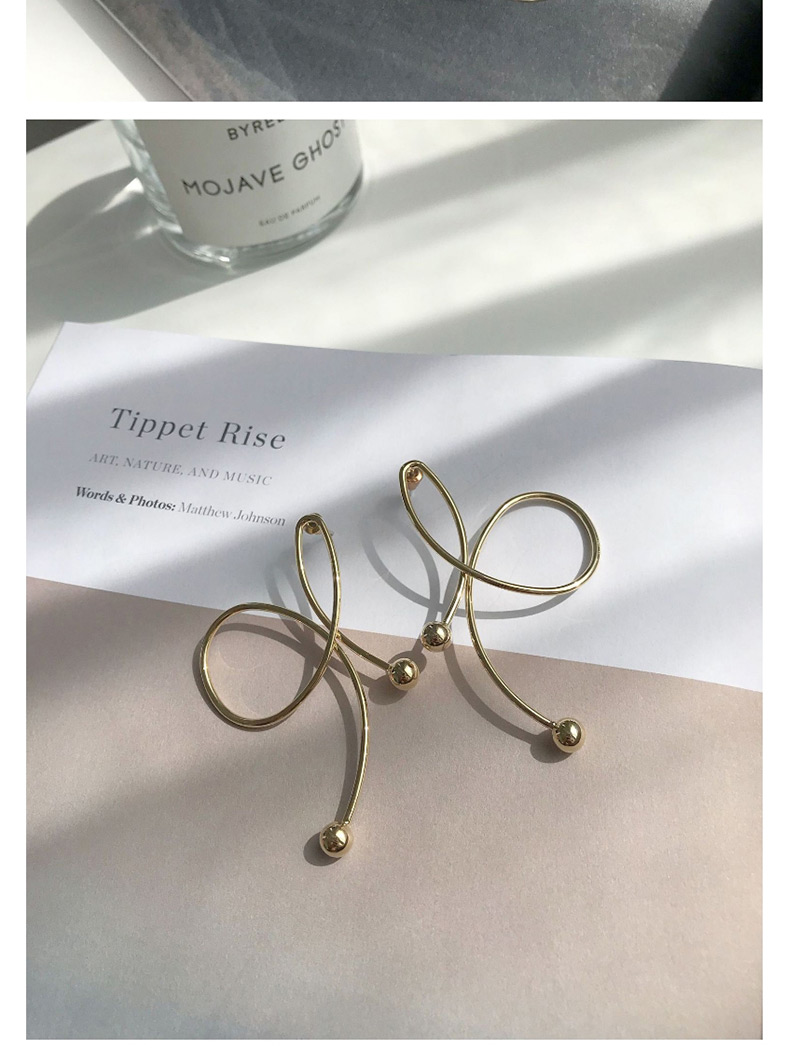 Elegant Silver Color Bowknot Shape Design Pure Color Earrings,Hoop Earrings