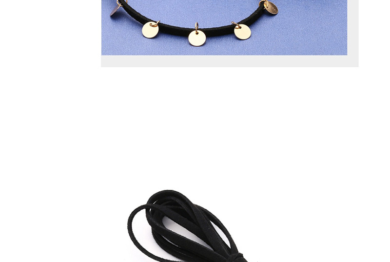 Fashion Black Round Shape Decorated Simple Anklet,Fashion Anklets