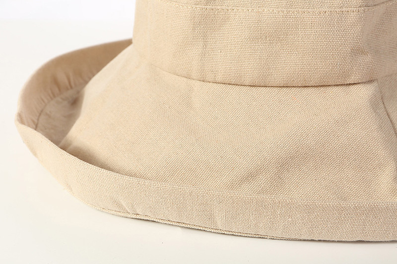 Trendy Beige Pure Color Design Sunscreen Fisherman Hat,Sun Hats