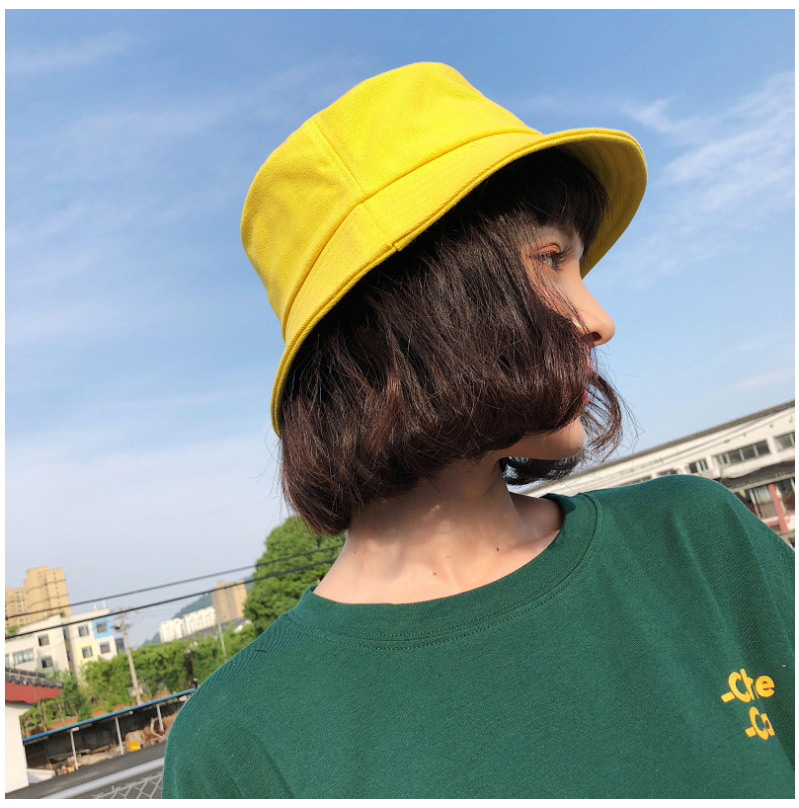 Fashion Yellow Ice Cream Pattern Decorated Leisure Cap,Sun Hats