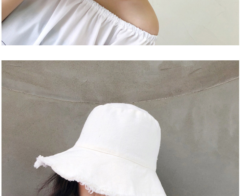 Fashion Black Pure Color Design Leisure Fisherman Hat,Sun Hats