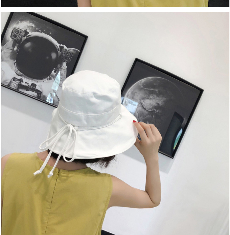 Fashion Khaki Bandage Design Pure Color Foldable Hat,Sun Hats