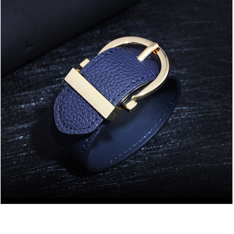 Elegant Blue Pure Color Design Width Bracelet,Fashion Bracelets