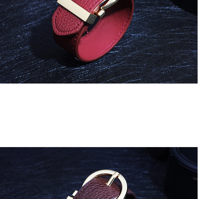 Elegant Brown Pure Color Design Width Bracelet,Fashion Bracelets