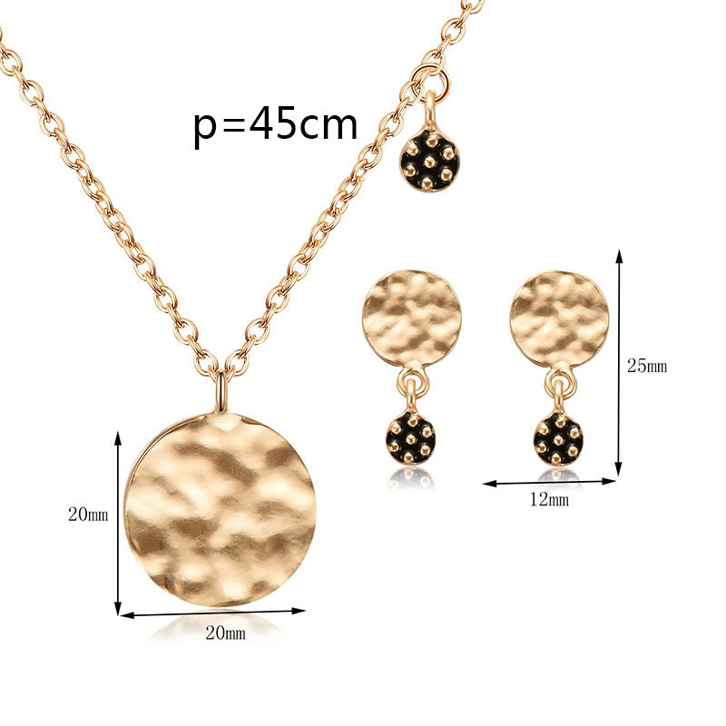 Fashion Gold Color Round Shape Design Jewelry Sets,Jewelry Sets