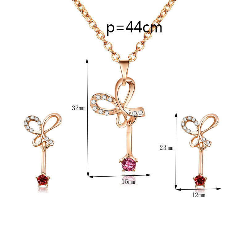 Fashion Gold Color Bwoknot Shape Design Jewelry Sets,Jewelry Sets