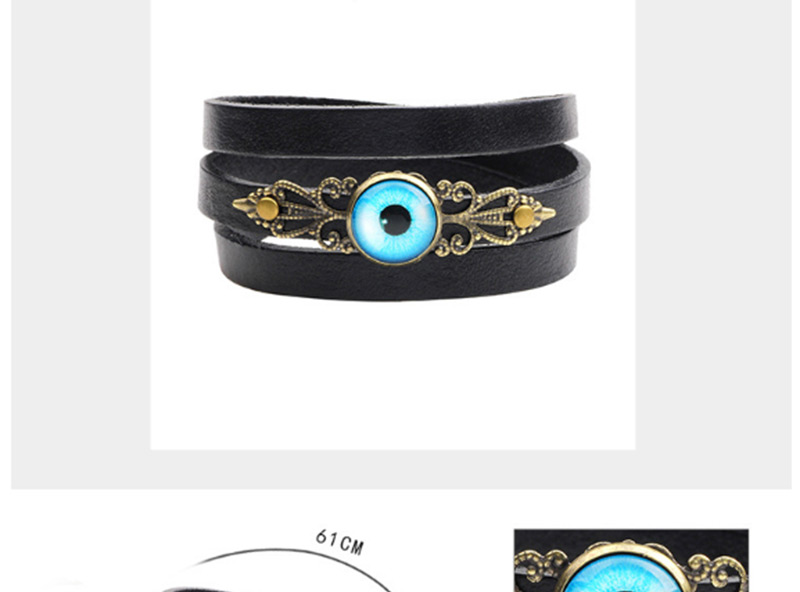 Vintage Blue Eye Shape Decorated Multi-layer Bracelet,Fashion Bracelets