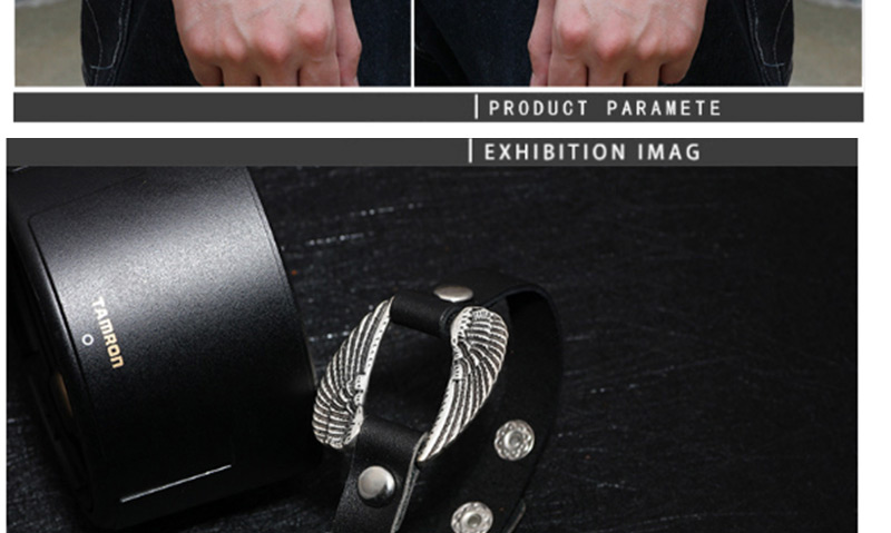 Trendy Black Wings Shape Decorated Simple Bracelet,Fashion Bracelets