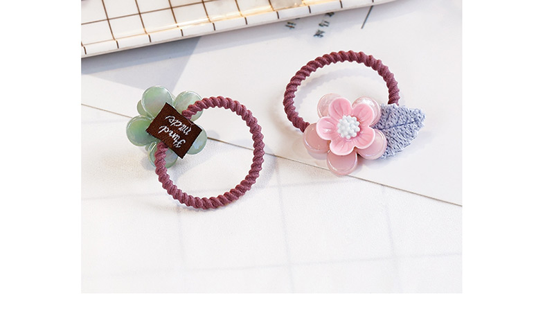 Lovely Green+red Flower Shape Decorated Child Hair Band(1pc),Kids Accessories