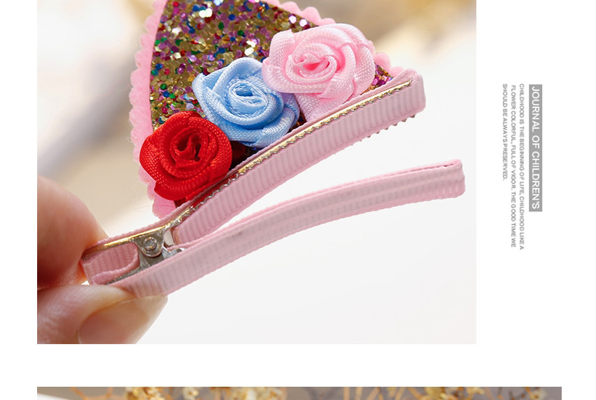 Lovely Multi-color Flowers Decorated Child Hair Clip(1pairs),Kids Accessories