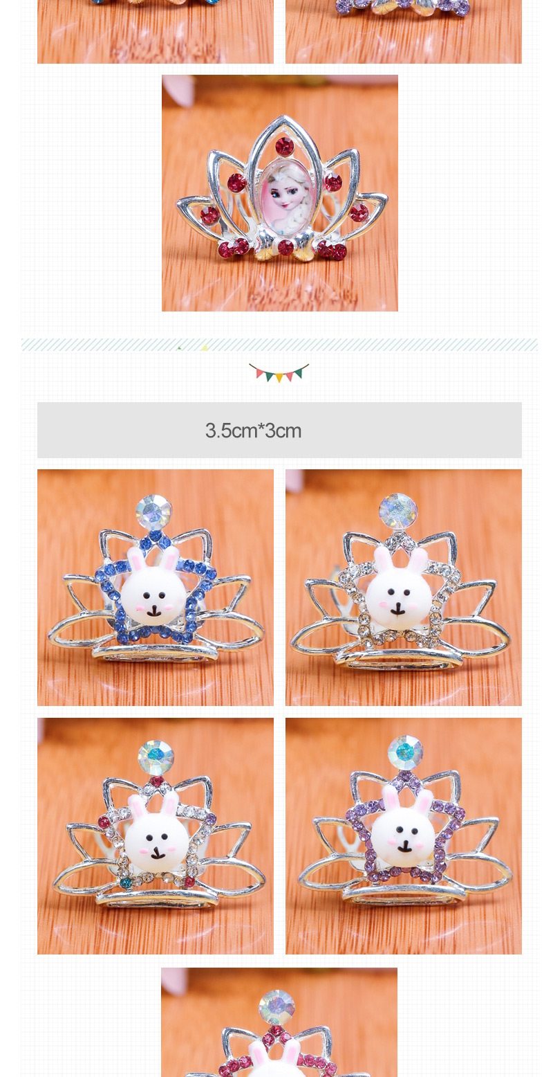 Lovely Blue Crown Shape Design Child Hair Hoop(small),Kids Accessories
