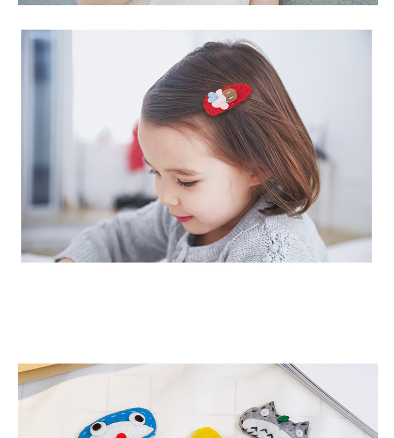 Lovely Gray Hedgehog Shape Design Child Hair Clip(1pc),Kids Accessories