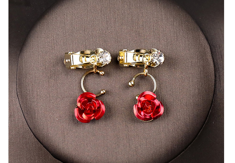 Fashion Red Flowers Decorated Jewelry Sets,Jewelry Sets