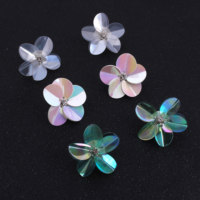 Fashion White Flowers Decorated Pure Color Earrings,Stud Earrings