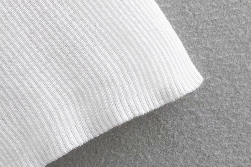 Fashion White Round Neckline Design Simple Vest,Tank Tops & Camis