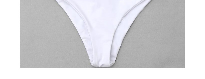 Sexy White Pure Color Design Suspender Bikini,Bikini Sets
