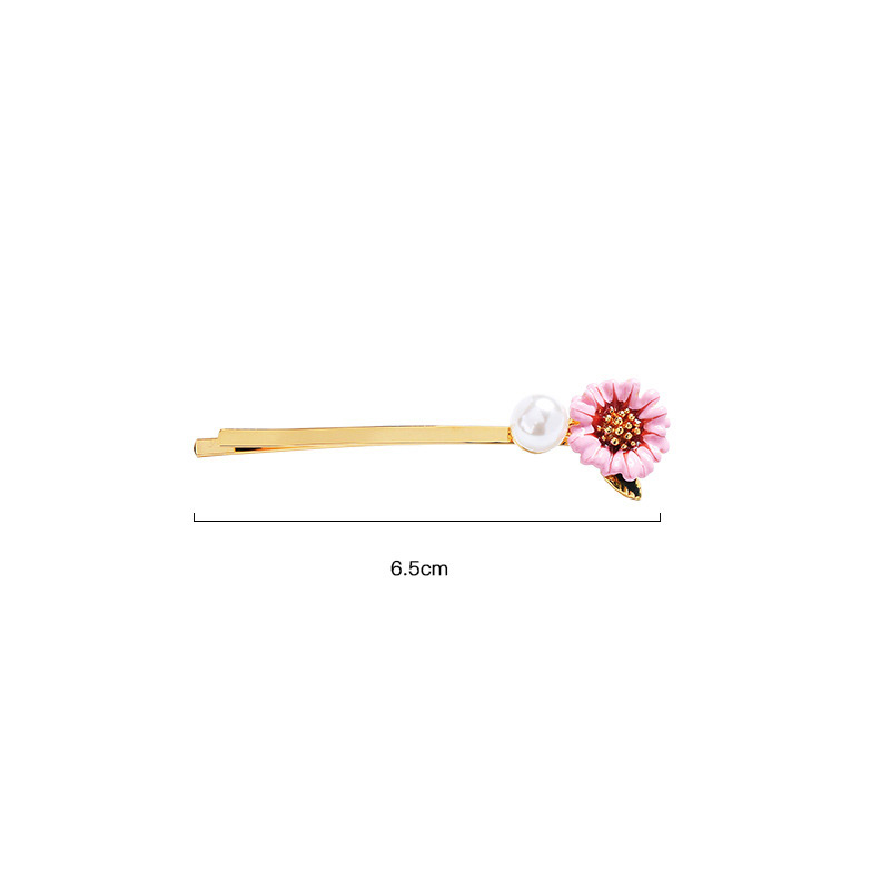 Fashion Plum Red Flower Shape Decorated Brooch,Hairpins